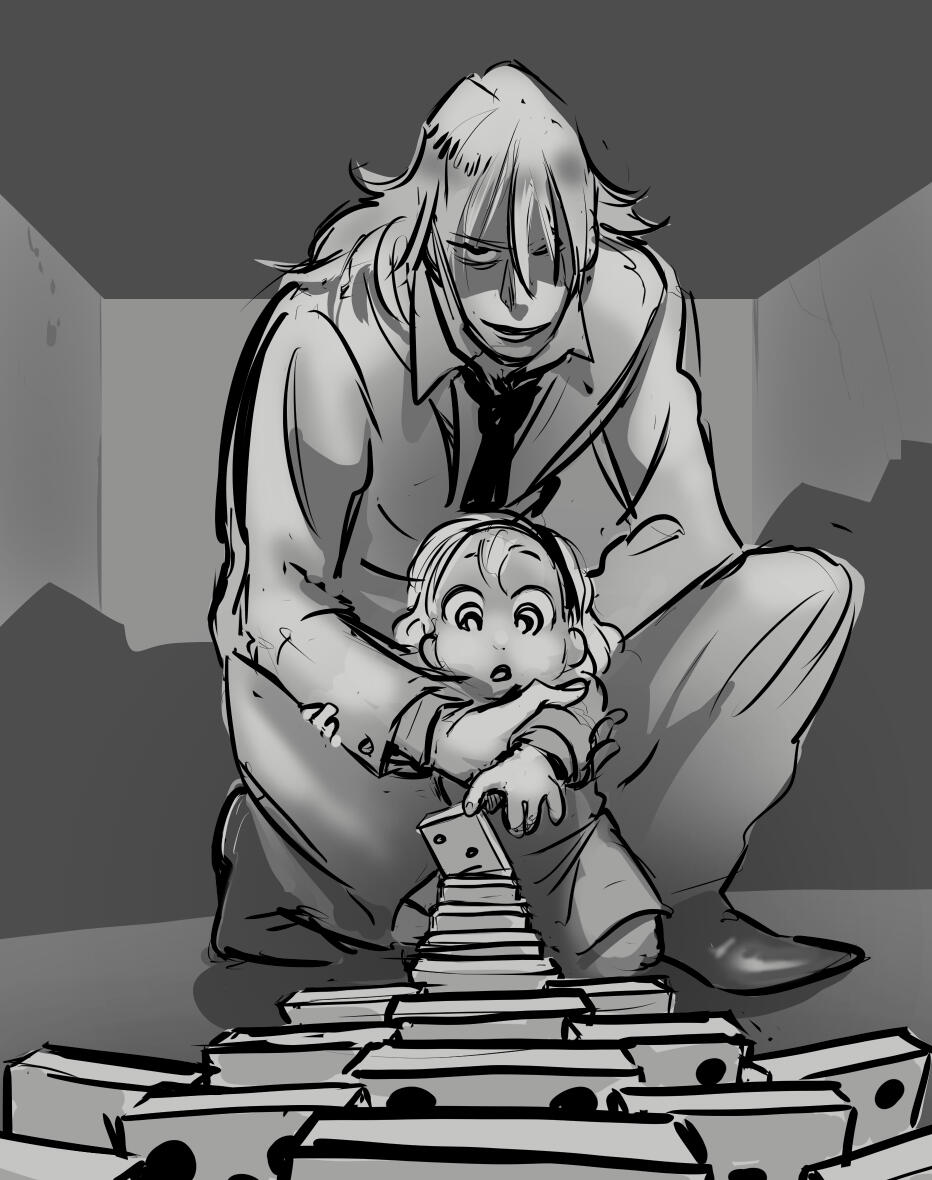 "when you adopt the hero who will destroy you"